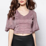 Floral Regular Crop Top